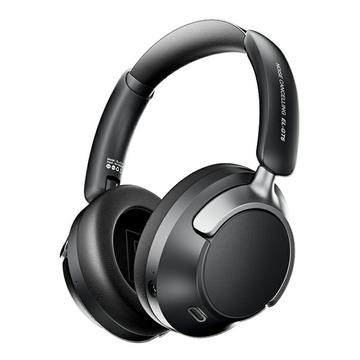 EL-GT6 Auriculares inalámbricos ANC sobre la oreja con Bluetooth 6.0, sonido HiFi - Negro