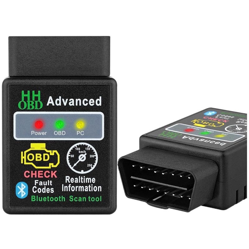 Herramienta De Diagnostico Del Coche ELM327 V2.1 OBD2 Bluetooth - Negro