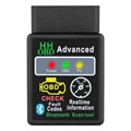 Herramienta De Diagnostico Del Coche ELM327 V2.1 OBD2 Bluetooth - Negro