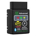 Herramienta De Diagnostico Del Coche ELM327 V2.1 OBD2 Bluetooth - Negro