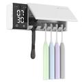 ES909 Desinfectante UV Inteligente para Cepillos de Dientes con Reloj LED y Temporizador - Blanco
