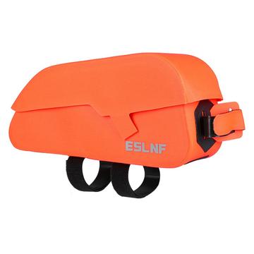 ESLNF 07CF0012 Bolsa impermeable para tubo superior de bicicleta con cierre magnético - Naranja
