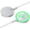 ESR HaloLock Qi2 Mini Cargador Inalámbrico MagSafe 15W - Plateado