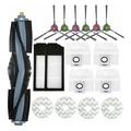 Ecovacs Deebot X1 Omni/Turbo Cepillo de Recambio, Filtro y Juego de Mopa - 17 Piezas.