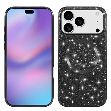 Funda iPhone 17 Pro con purpurina galvanoplastia - Compatible con MagSafe