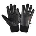 Elegantes guantes impermeables con pantalla táctil - Negros