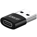 Adaptador USB-A / USB-C Enkay ENK-AT105 - Negro