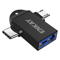 Adaptador USB 3.1 Typo-A / Typo-C Angelbird - Negro