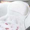 Almohada ergonómica para bañera 4D - Blanca