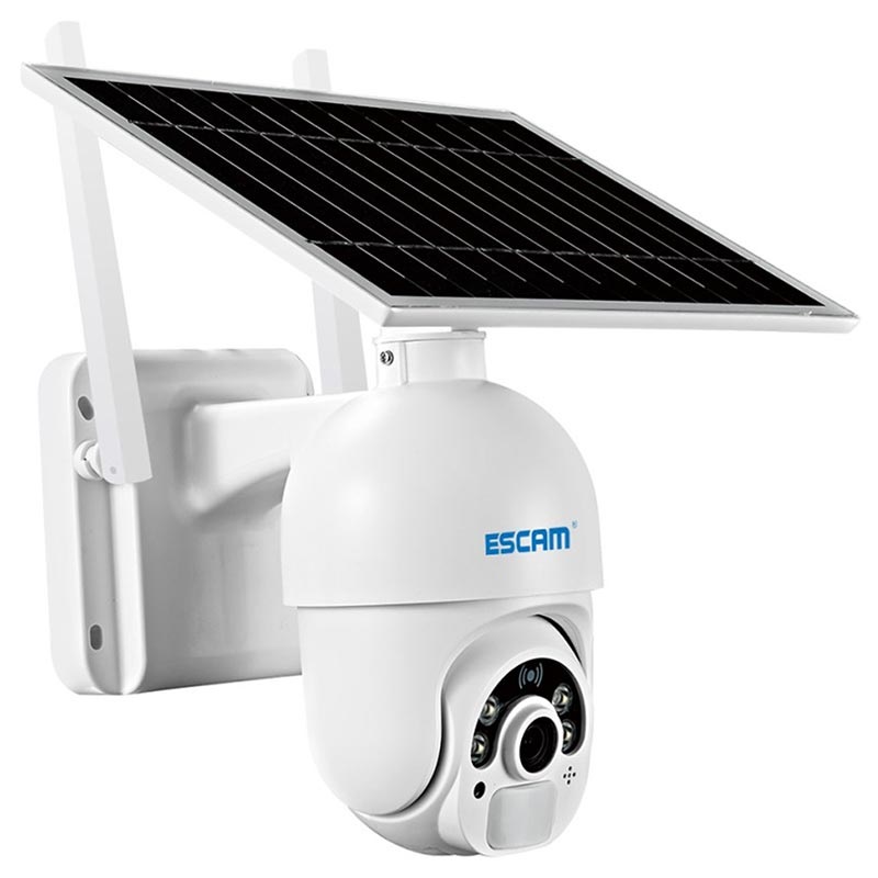 Cámara Vigilancia con Energía Solar - 1080p, WiFi - Blanco