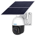 Impermeable Cámara de Vigilancia con Energía Solar Escam QF724 - 3.0MP, 30000mAh (Embalaje abierta - Excelente)