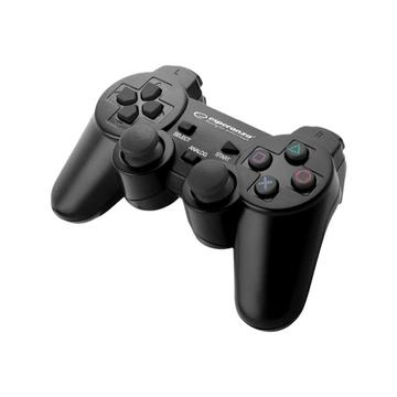 Gamepad Esperanza Trooper para PC, Sony PlayStation 3 - Negro