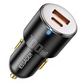 Cargador para Coche con Cable USB-C y 2x USB Puertos Q2Power - 3.1A