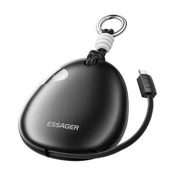 Essager HW02 10000mAh Power Bank con cable Type-C y mosquetón - 22.5W