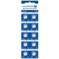 Pilas alcalinas de botón EverActive AG10 LR1130/LR54 - 10 uds.