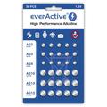 Juego de pilas alcalinas de botón EverActive - 30 uds.