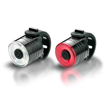 Juego de luces LED para bicicleta EverActive BL-X3R con 3 modos - Negro
