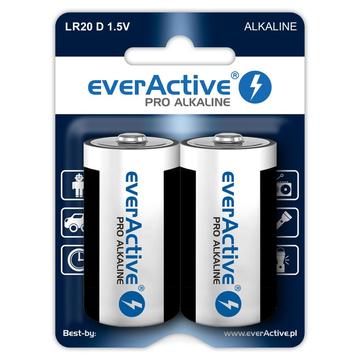 Pilas alcalinas EverActive Pro LR20/D 17500mAh - 2 uds.
