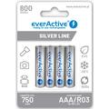 EverActive Silver Line EVHRL03-800 Pilas recargables AAA 800mAh - 4 uds.