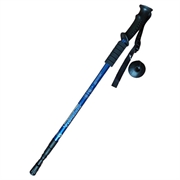 Bastón de senderismo extensible de 3 secciones - 135cm - Azul