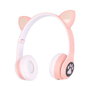 Auriculares inalámbricos infantiles Extralink Cat-Ear - Rosa