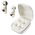 F22 Clip para la oreja OWS Auriculares inalámbricos con reducción de ruido ENC y Bluetooth 6.0 - Blanco