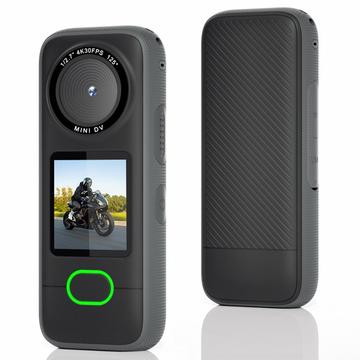 Cámara de acción F3 4K - Pantalla táctil de 1.4", 20MP, IPX6 - Negra