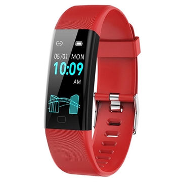 F71 Pulsera inteligente / Fitness Tracker con control de la presión arterial - Rojo