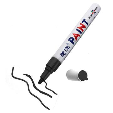 Flysea FS-110 Marcador resistente al agua para hobby - Para metal, piedra, plástico y papel - Negro