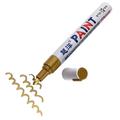 Flysea FS-110 Marcador resistente al agua para uso aficionado - Para metal, piedra, plástico y papel - Oro