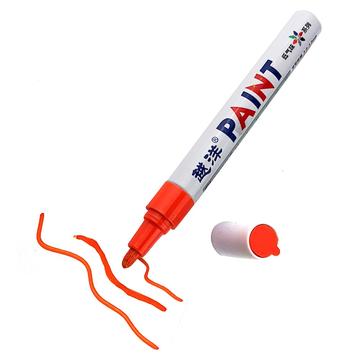 Flysea FS-110 Marcador resistente al agua para uso aficionado - Para metal, piedra, plástico y papel - Rojo