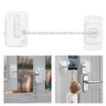 FT756 Cerradura Limitadora Ajustable para Puertas y Ventanas - Blanca