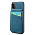 Funda Fierre Shann Híbrida con Tarjetero y Soporte para iPhone 11 - Azul