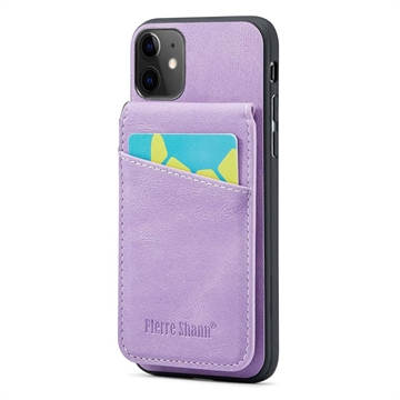 Funda Fierre Shann Híbrida con Tarjetero y Soporte para iPhone 11 - Púrpura