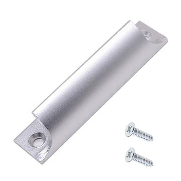 Empuñadura de aluminio - 9cm - Plata