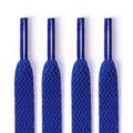 Cordones planos de poliéster - 120 cm - Azul oscuro