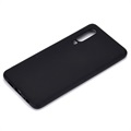 Huawei P30 Silicone Case - Flexible and Matte - Black