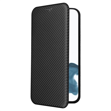 Funda con Tapa para iPhone 14 Pro - Fibra de Carbon