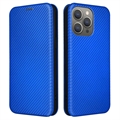 Funda con Tapa para iPhone 15 Pro Max - Fibra de Carbon