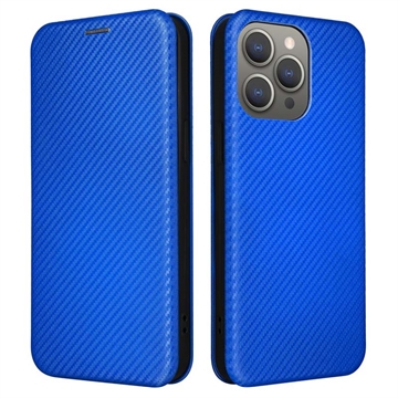 Funda con Tapa para iPhone 15 Pro Max - Fibra de Carbon