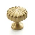 Pomo de mueble Flora en latón - Oro