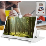 Amplificador de pantalla plegable / Soporte para teléfono - Blanco