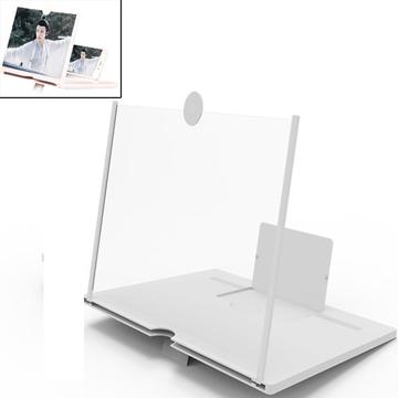 Amplificador de pantalla plegable / Soporte para teléfono - Blanco