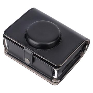 Instax mini Evo Funda protectora anti-caída para cámara retro de cuero de PU con correa para el hombro