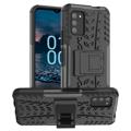 Carcasa Antideslizante Híbrida para Nokia G100 - Negro