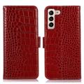 Funda Crocodile con RFID para Samsung Galaxy S23+ 5G - Estilo Cartera