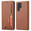 Funda Serie Card Set para Samsung Galaxy S23 Ultra 5G - Estilo Cartera - Marrón