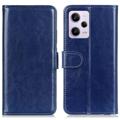 Funda con Cierre Magnético para Xiaomi Redmi Note 12 Pro - Estilo Cartera - Azul