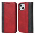 Funda Elegance Series para iPhone 14 - Estilo Cartera - Rojo / Negro