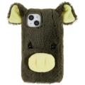 Funda Híbrida Fluffy Plush para iPhone 14 Plus